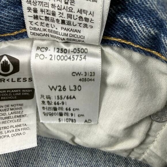 Levi's 501 Original Fit High Rise Straight Jean Light Wash Morning Joyride - Picture 5 of 11